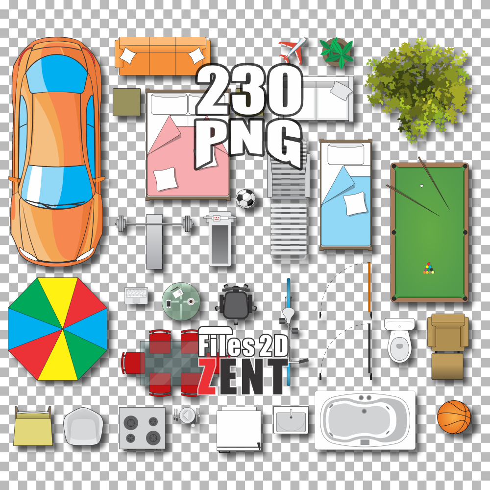 230 PNG Muebles - Files 2D ZENT