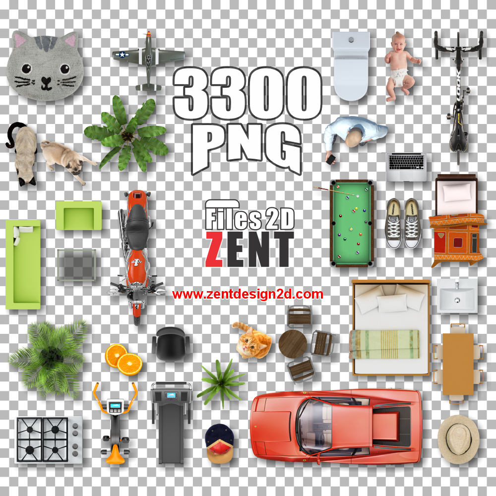 3300 PNG Muebles - Files 2D ZENT