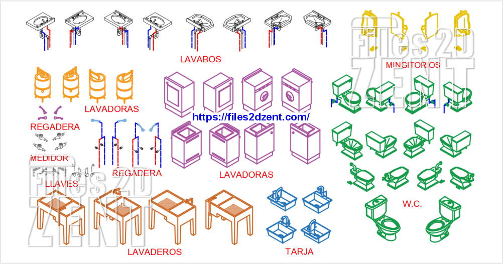 Bloques Sanitarios e Hidraulicos 1