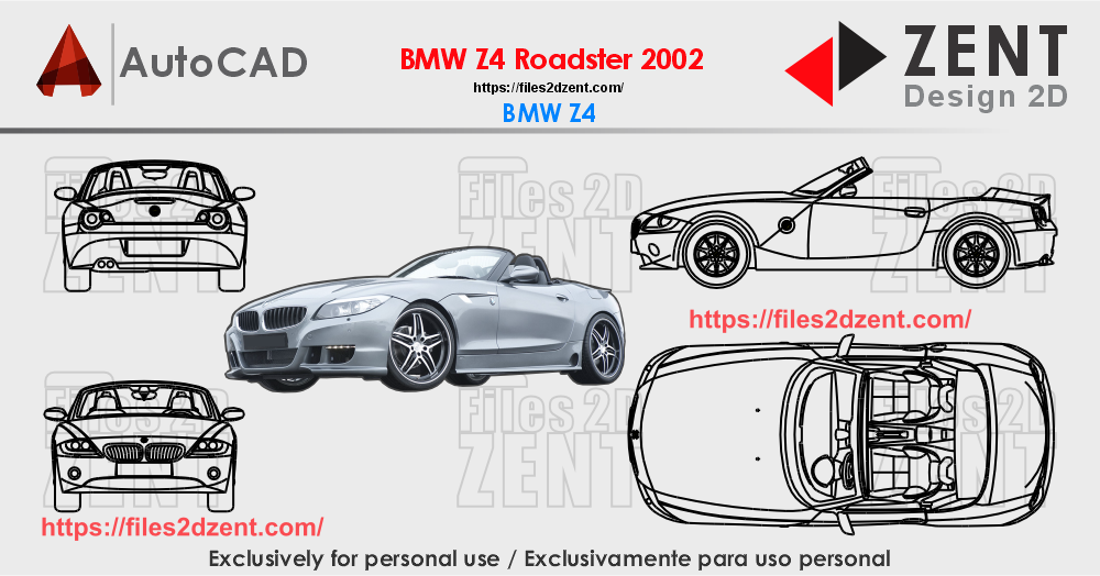 BMW Z4 Roadster 2002- AutoCAD