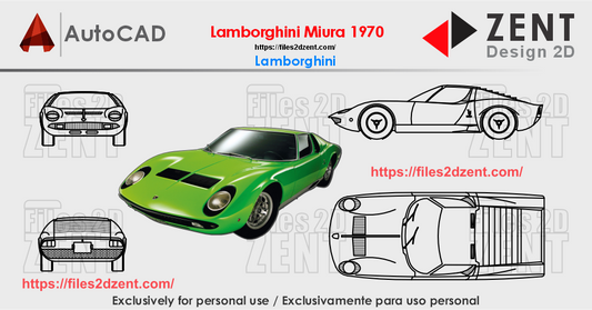 Lamborghini Miura 1970- AutoCAD